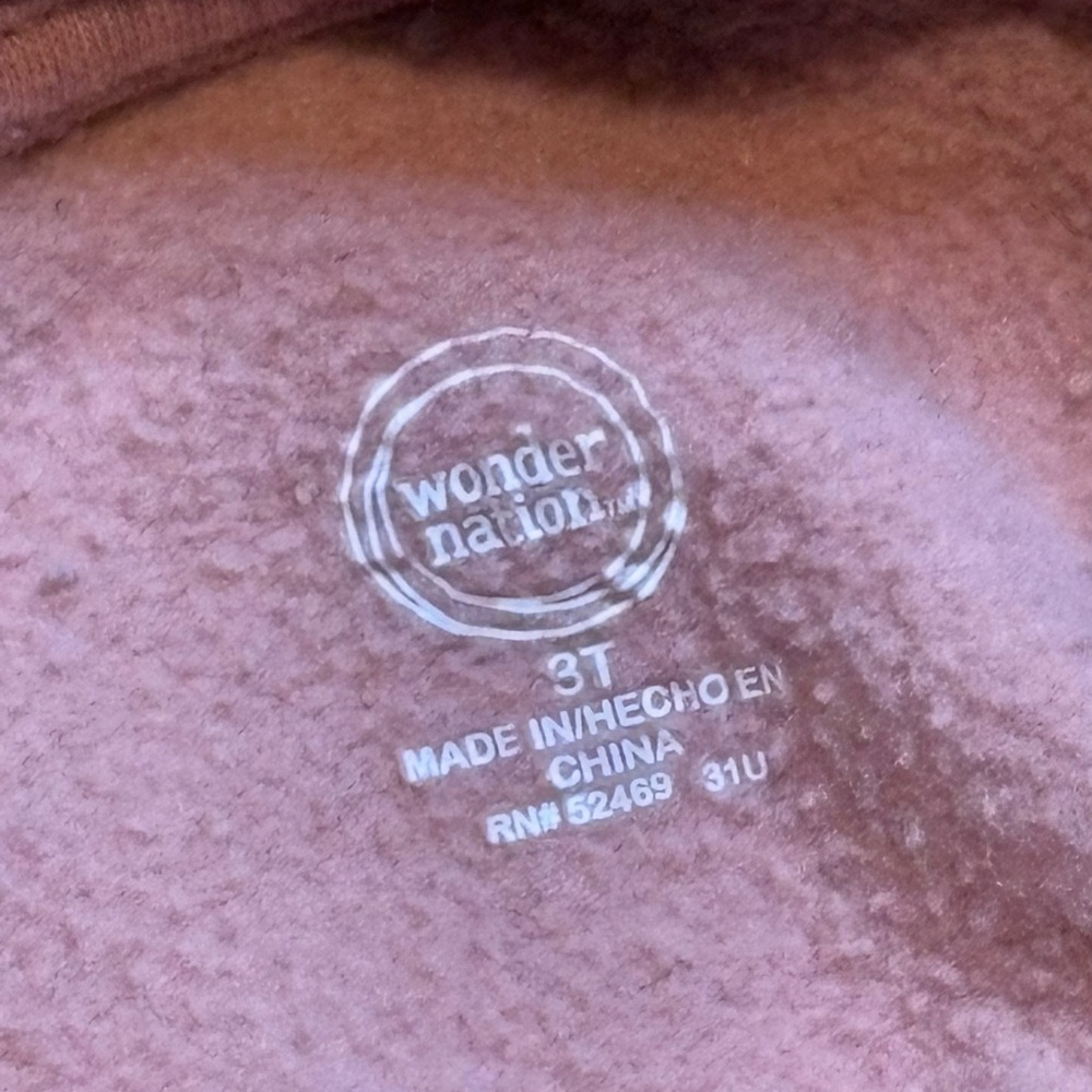 Wonder Nation Kids Pink Sweatpants & Hoodie Set - Picture 6 of 6
